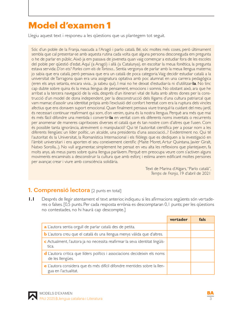 Avaluació Inicial 2n Bat | PDF