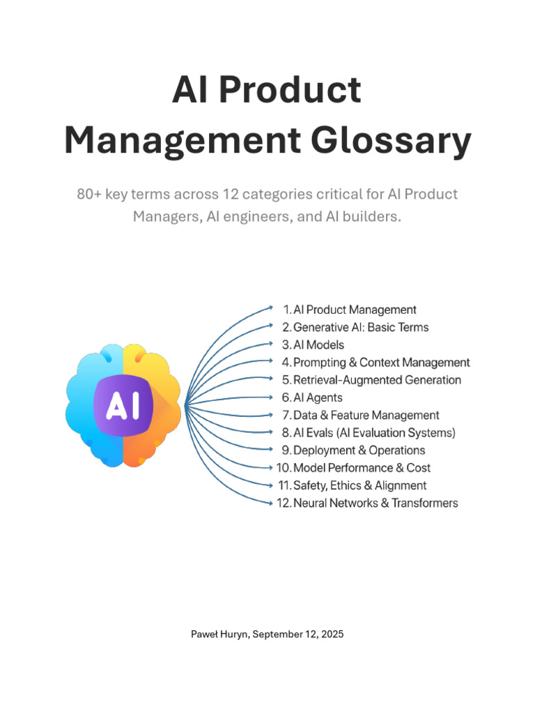 AI Product Management Terminology Guide | PDF | Artificial Intelligence ...