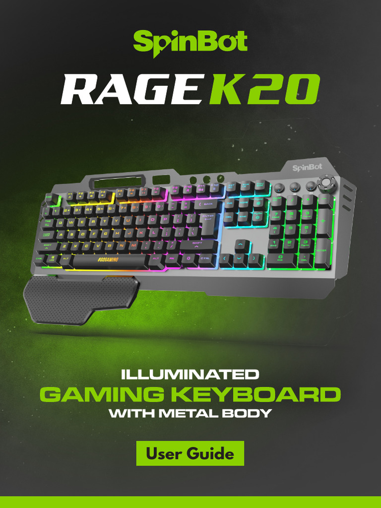 Rage K20 Keyboard User Guide | PDF