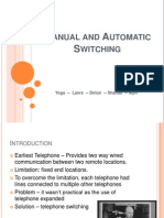 Manual and Automatic Switching