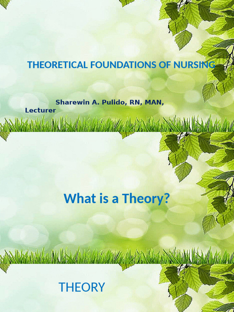 Evolution of Nursing Theory | PDF | Theory | Nursing