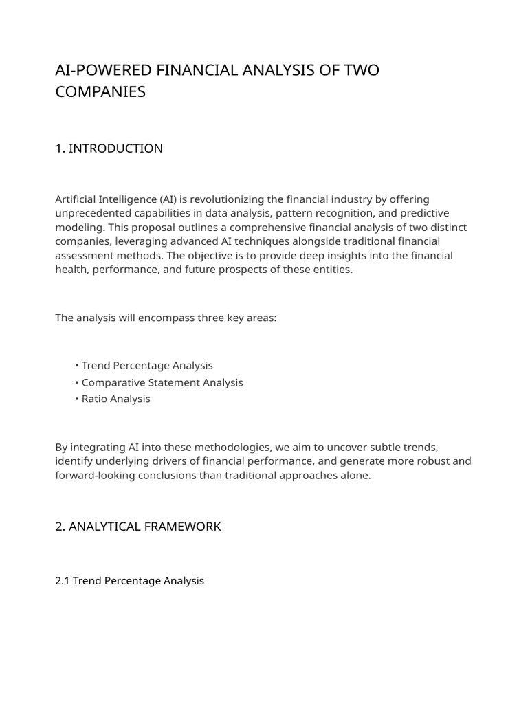 AI-Driven Financial Analysis of Companies | PDF | Artificial ...