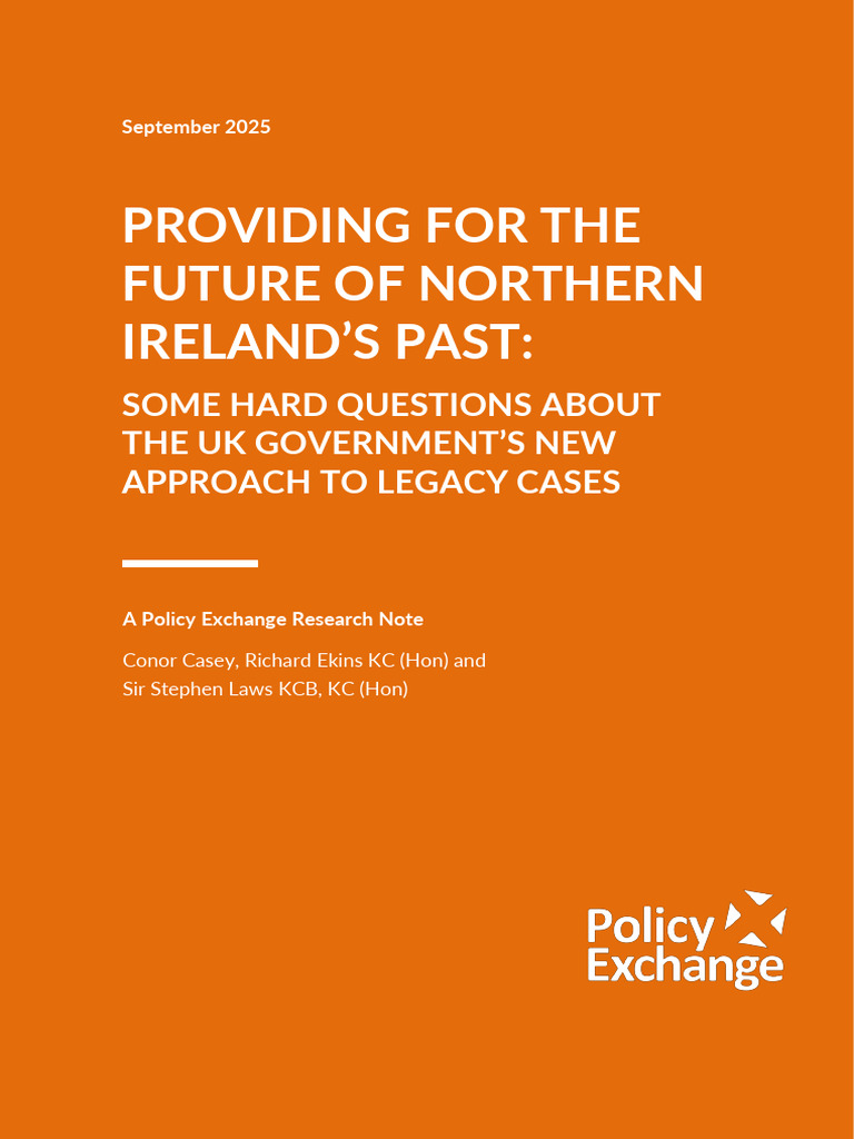 Legacy Policy Challenges in Northern Ireland | PDF | Northern Ireland ...