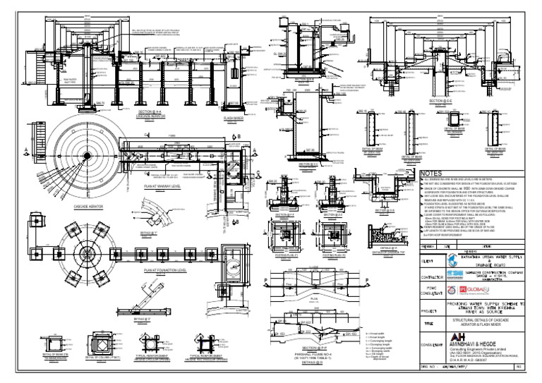 Cascade Aerator and Flash Mixer Design | PDF
