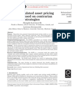 A Reformulated Asset Pricing Model Based on ian Strategies