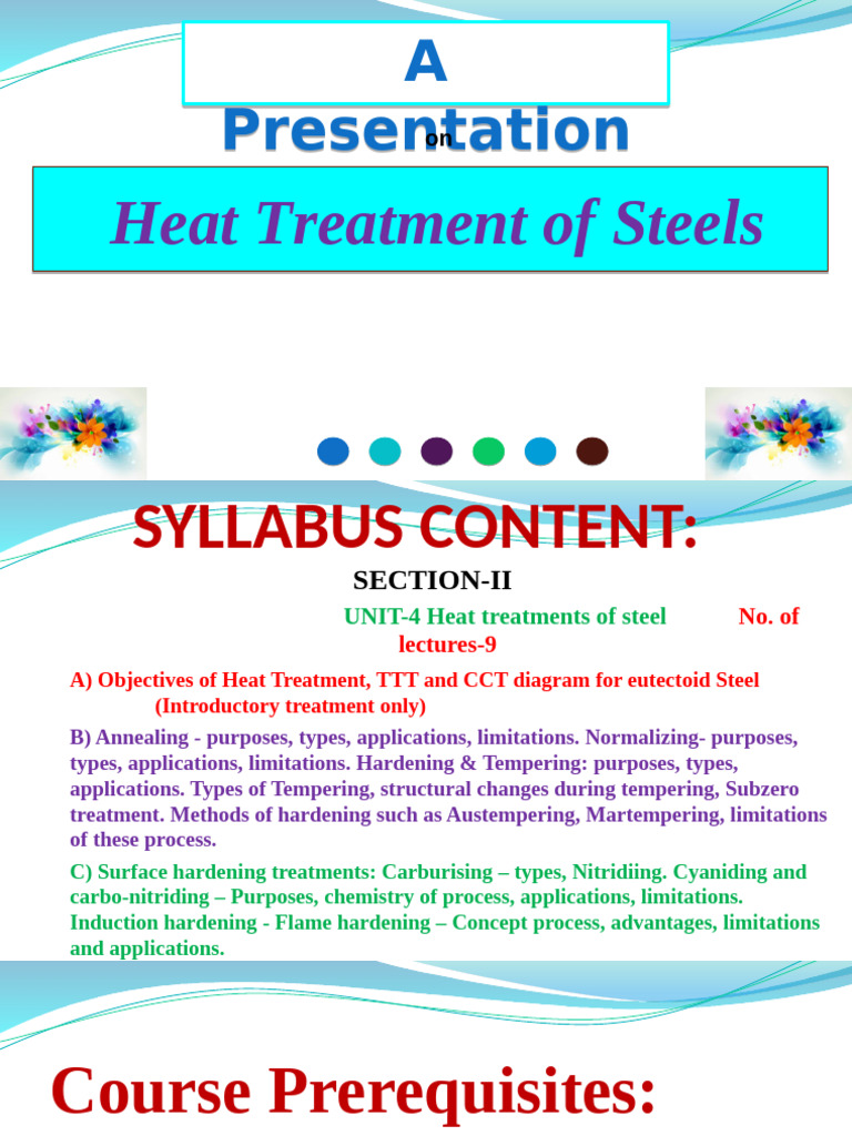 Heat Treatment Techniques for Steels | PDF | Heat Treating | Steel