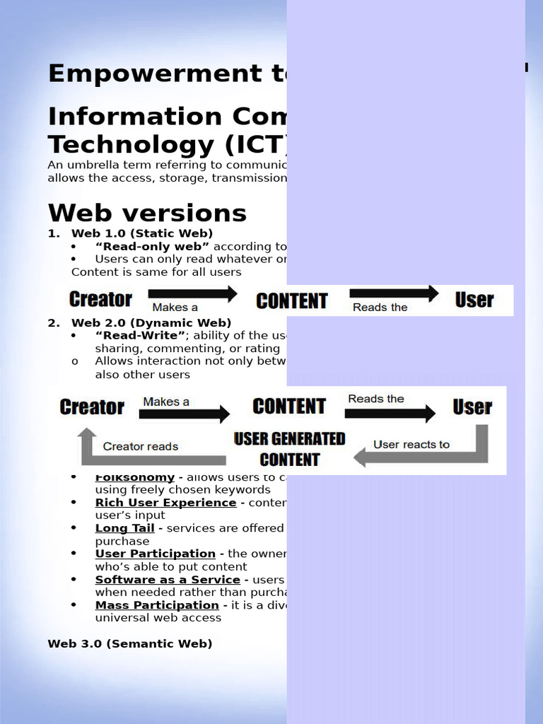 Understanding Empowerment Technologies | PDF | World Wide Web ...