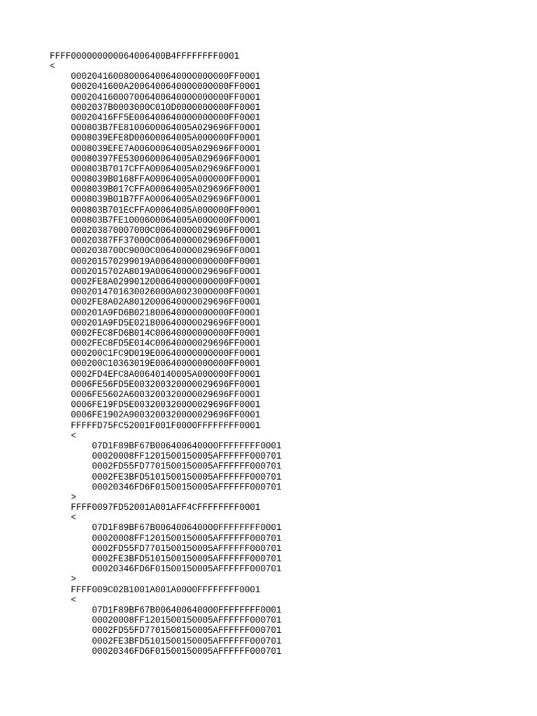 Hexadecimal Data Structure Overview | PDF