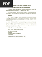 Codigo de Etica Agronomia