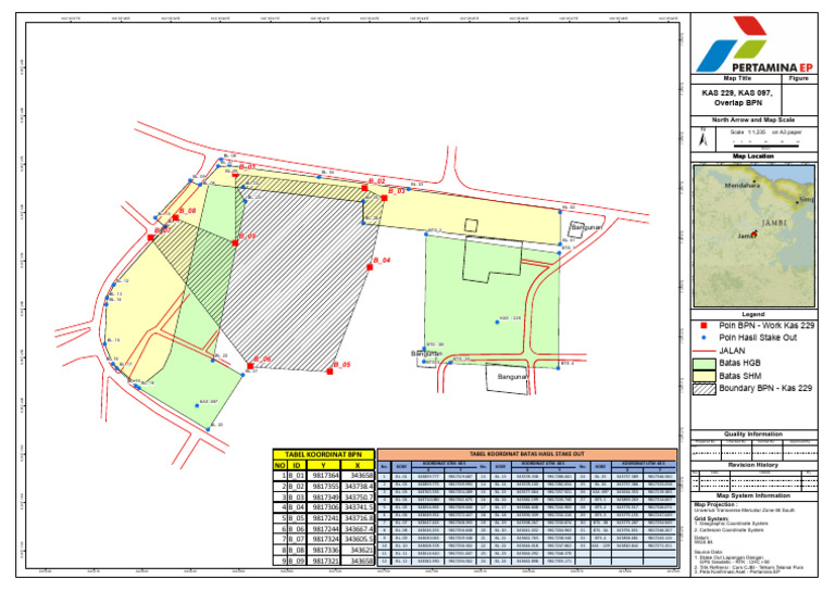 Coordinate Data for Land Mapping | PDF | Cartography | Geophysics
