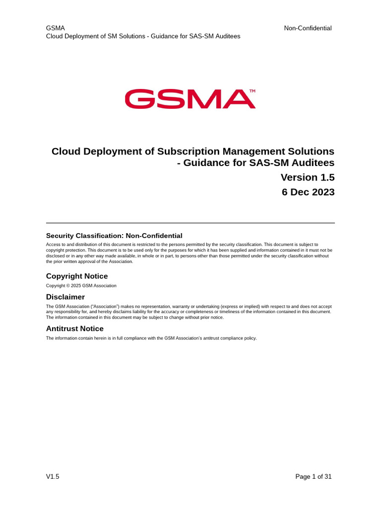 Cloud SM Solutions Audit Guidance | PDF | Cloud Computing | Audit