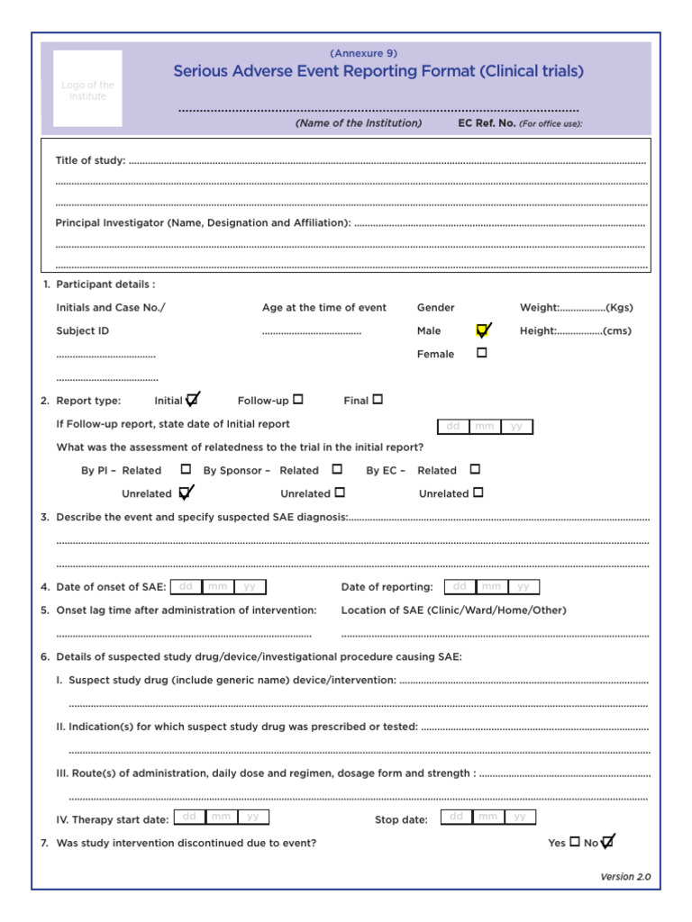 SAE Report for Accelerated Hypertension | PDF | Medical Specialties ...