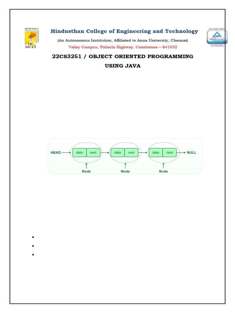 Data Structures in Java: Linked Lists & Stacks | PDF | Vertex (Graph ...