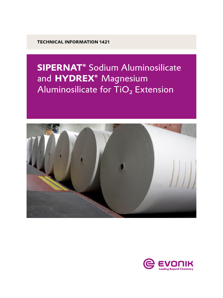 TiO₂ Alternatives for Paper Production | PDF | Titanium Dioxide | Materials