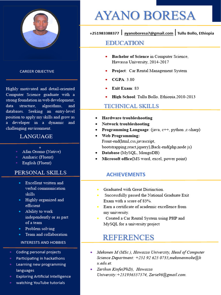 Computer Science Graduate Resume | PDF | Computer Programming | Web ...