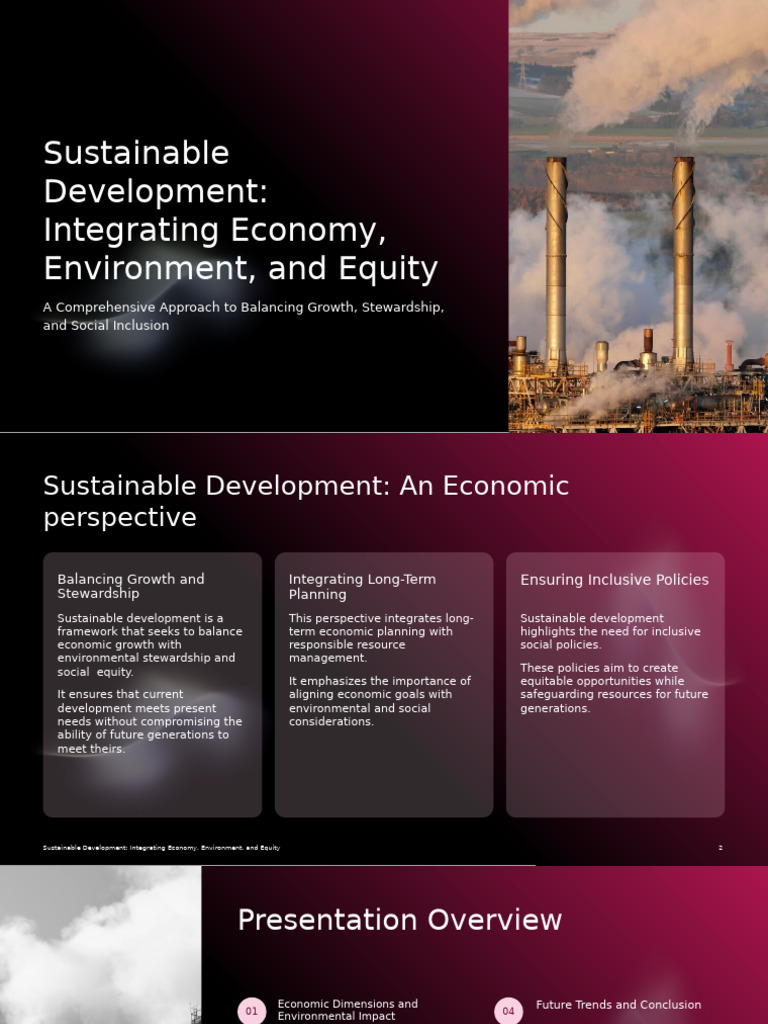 Sustainable Development: Growth and Equity | PDF | Sustainability ...