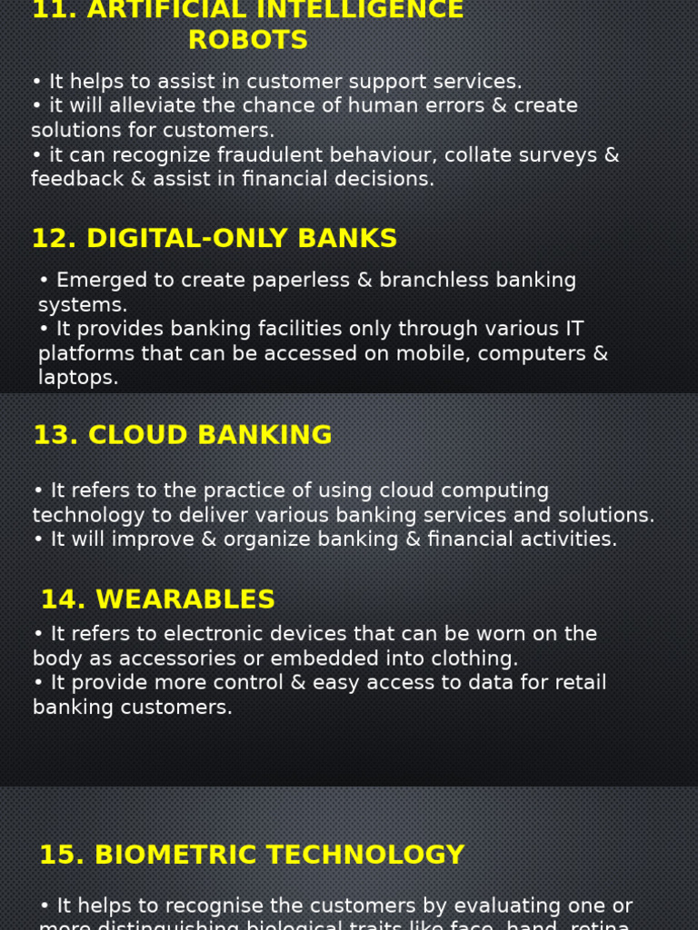 Innovations in Banking Technology | PDF