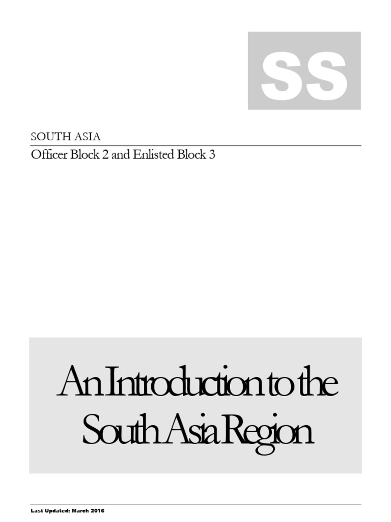 South Asia Regional Overview for Marines | PDF | Tropical Cyclones ...