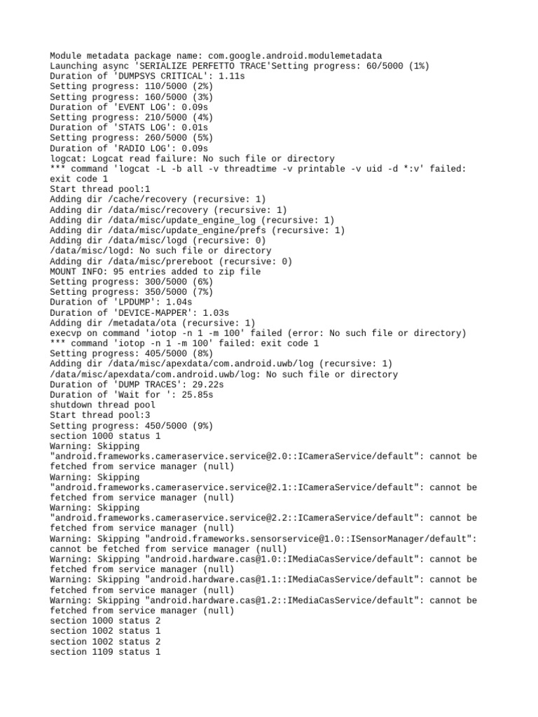 Bugreport Panther BP2A.250805.005 2025 08 25 07 26 38 Dumpstate - Log ...