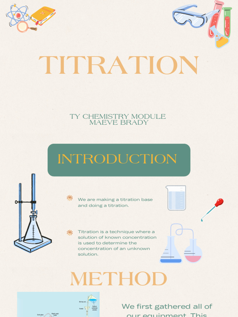 Titration Method for Acid-Base Analysis | PDF