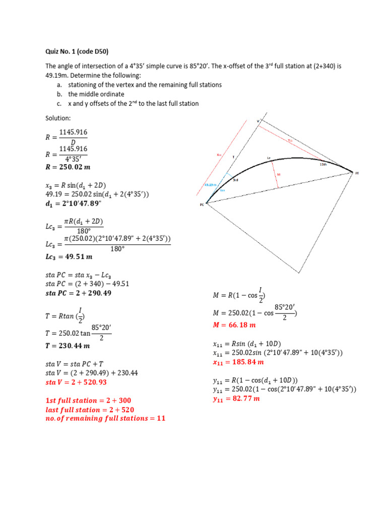 Quiz No. 1 (Code D50) | PDF