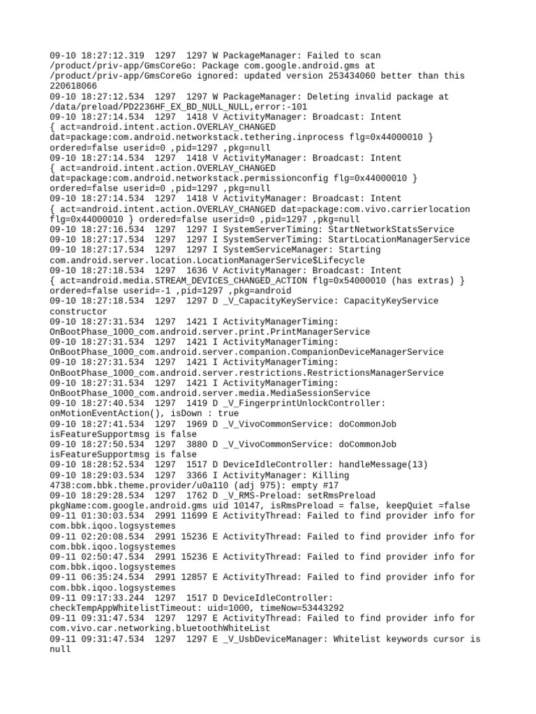 Android Package Management Errors | PDF | Computing | Computer Programming