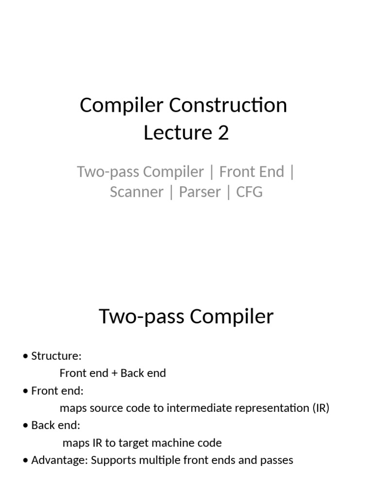 Lecture 2 | PDF
