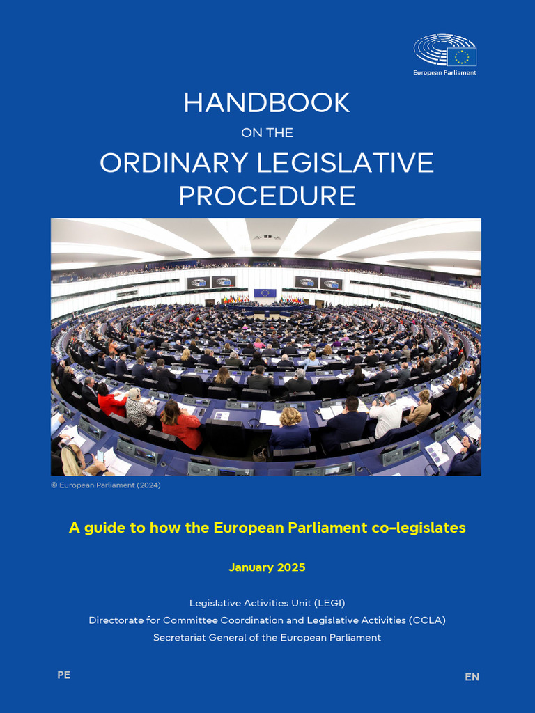 European Parliament Legislative Handbook | PDF | European Council ...