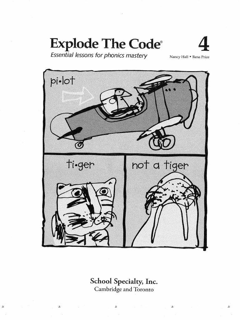 Explode The Code 4 | PDF