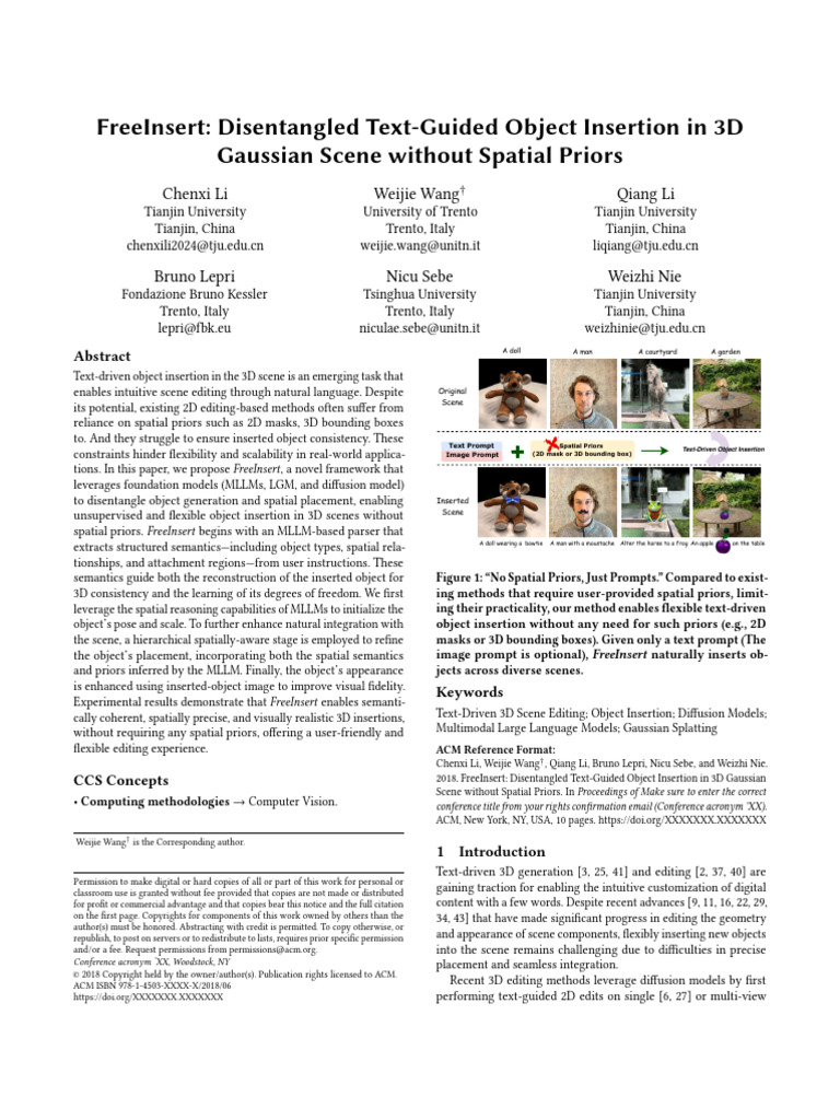 Text-Driven 3D Object Insertion Method | PDF | 3 D Computer Graphics ...