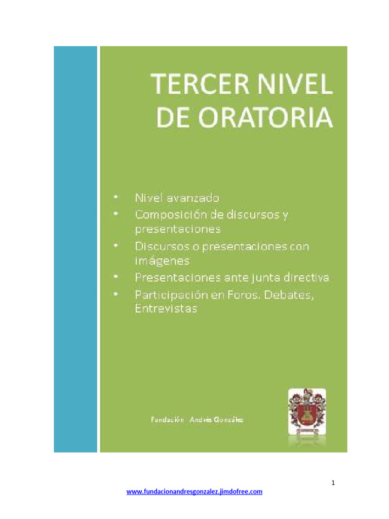 Nivel 3 Curso de Oratoria | PDF | Hablar en público | Las emociones