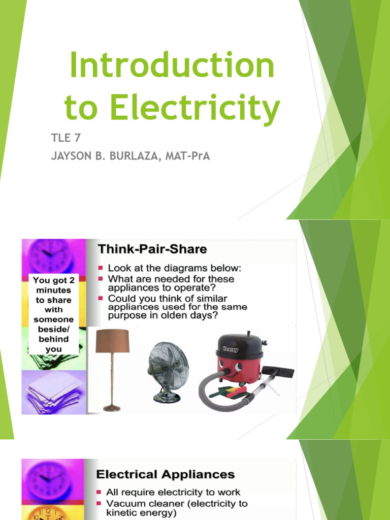 Lesson 1. Introduction To Electricity | PDF
