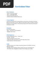 Personal Dossier Template | PDF