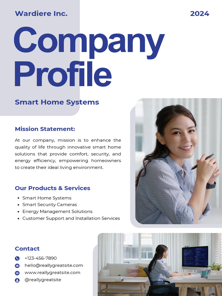 Blue Modern Company Profile A4 - 20250917 - 202642 - 0000 | PDF