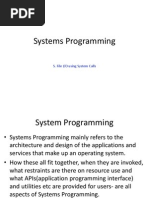 Systems Programming: 5. File I/O Using System Calls