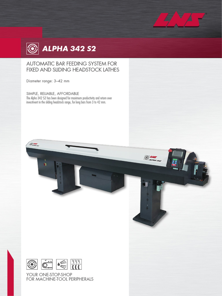 Alpha 342 S2 Brochure en | PDF | Equipment | Manufactured Goods