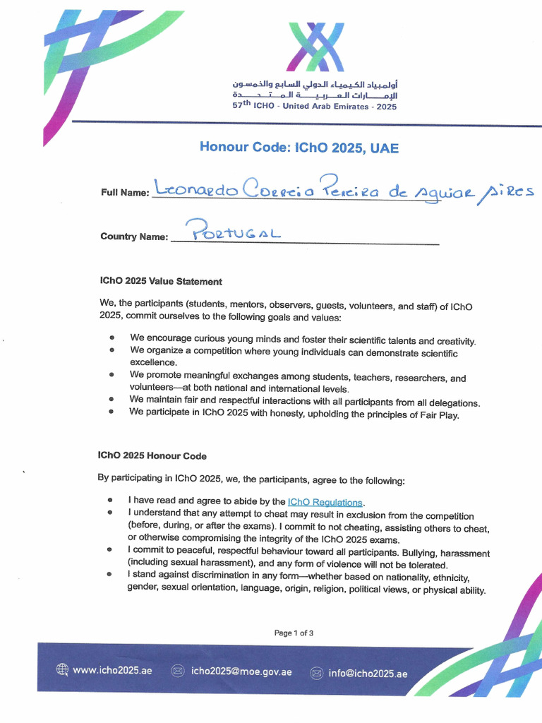 Honour Code | PDF
