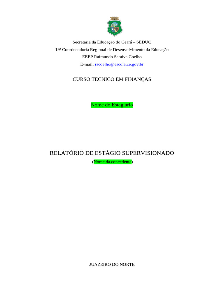 Citações em Relatório de Estágio | PDF | Citação