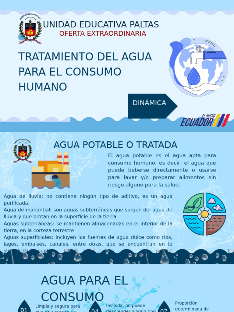 Tratamiento Del Agua para El Consumo Humano | PDF | Agua | Aguas residuales
