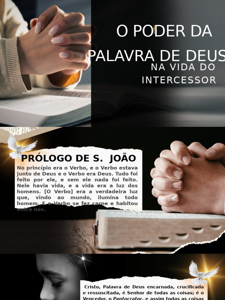 o Poder Da Palavra de Deus Na Vida Do Intercessor | PDF