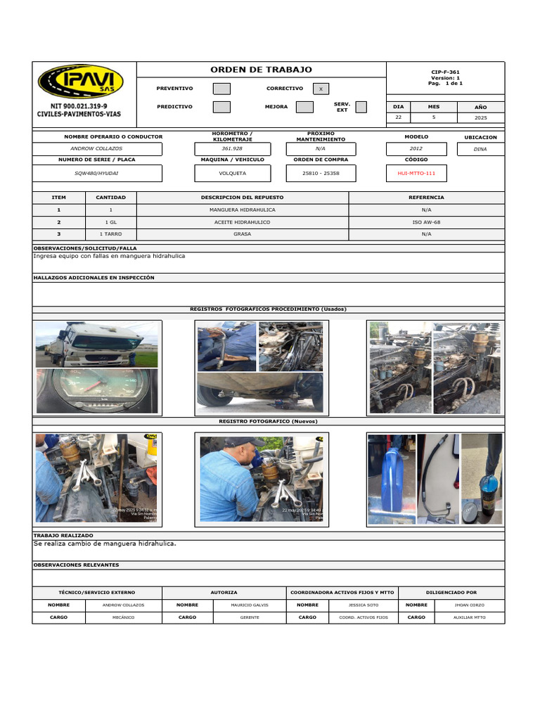 Mtto CRV SQW480 | PDF