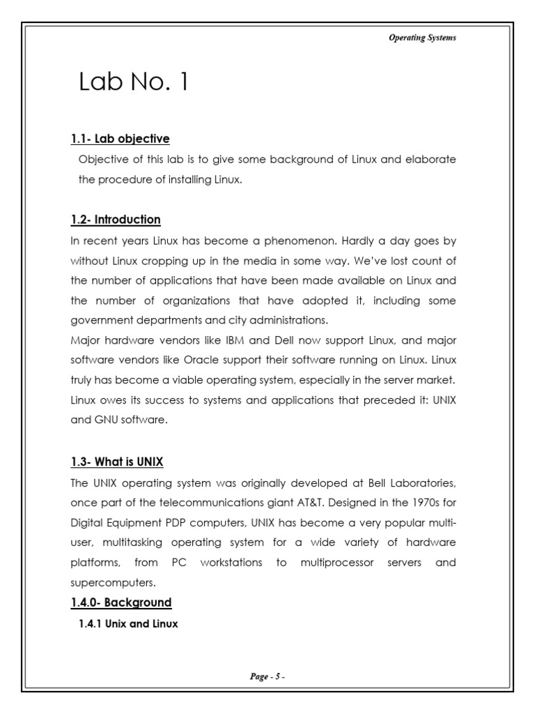 Linux Installation Guide and Overview | PDF | Linux | Unix
