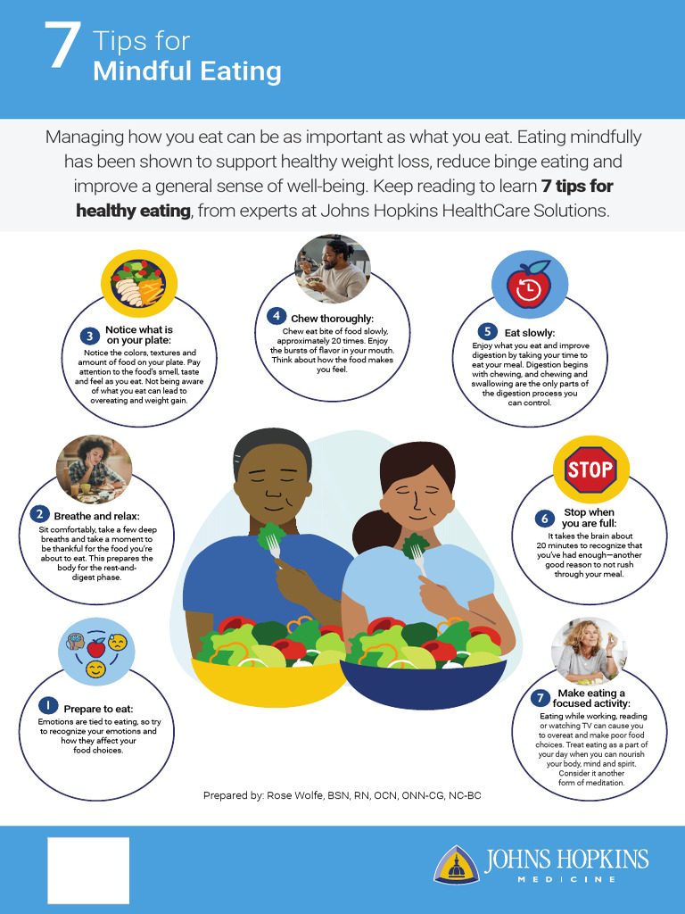 Mindful Eating: 7 Essential Tips | PDF | Eating
