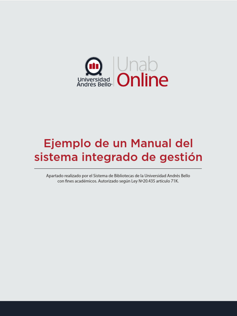 Manual del Sistema de Gestión Integral | PDF | Seguridad alimenticia ...
