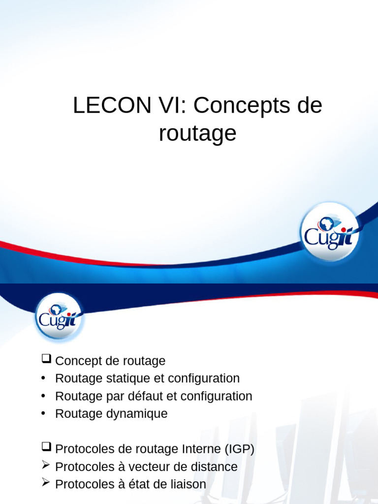 Concepts de routage et protocoles | PDF | Routage | Routeur