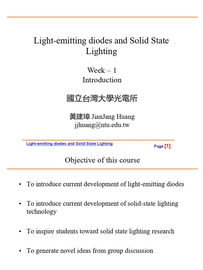SSL - 1 - New Introduction | PDF | Light Emitting Diode | Incandescent ...