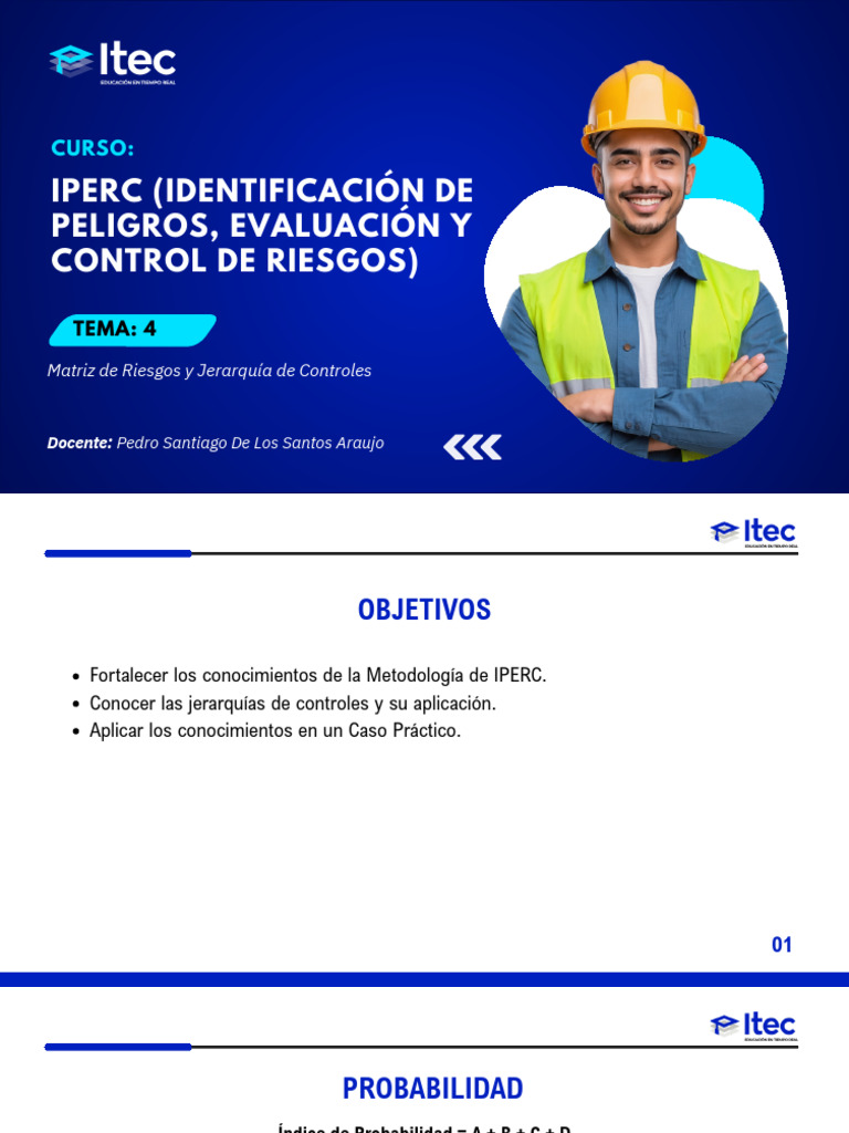 Matriz de Riesgos y Control IPERC | PDF