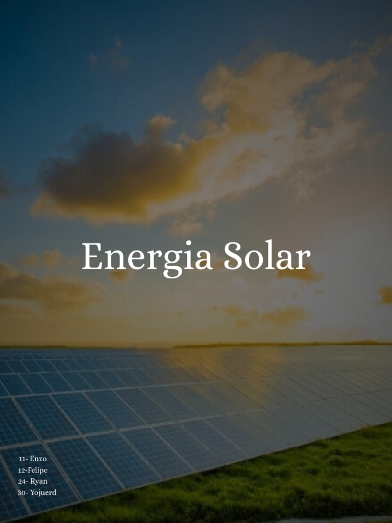Guia Completo sobre Energia Solar | PDF | Energia solar | Fotovoltaica