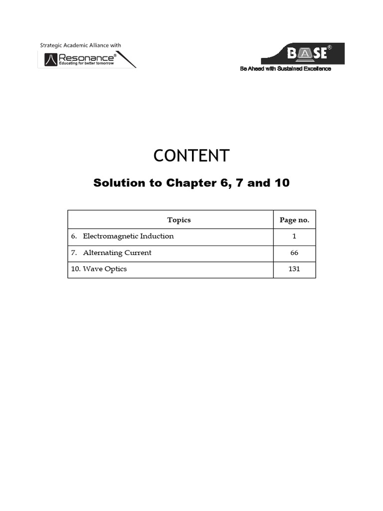Physics CH 6,7,10 | PDF | Electromagnetic Induction | Inductance