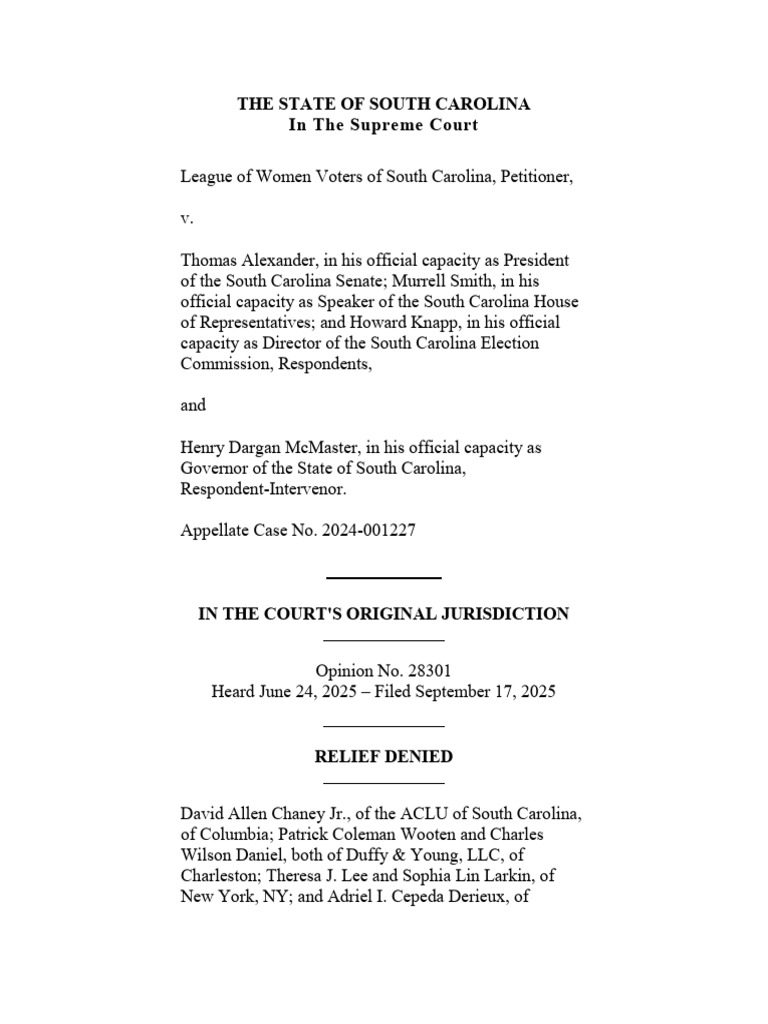 SC Supreme Court on Gerrymandering Case | PDF | Article One Of The ...